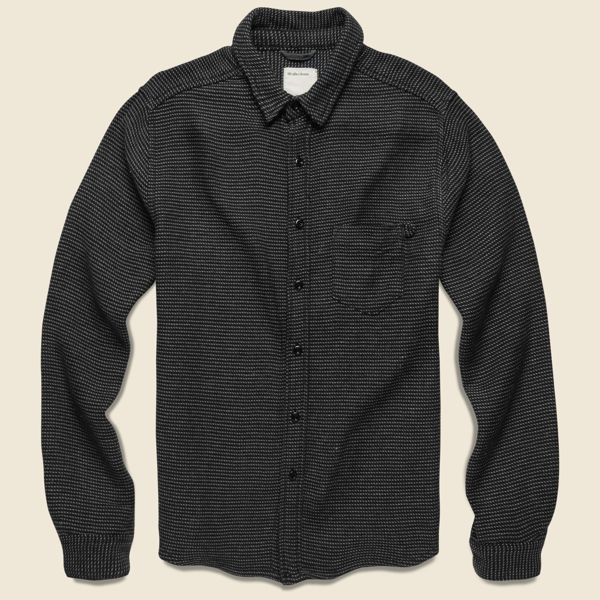 Archer Overshirt - Black - Life After Denim - STAG Provisions - Tops - L/S Woven - Overshirt