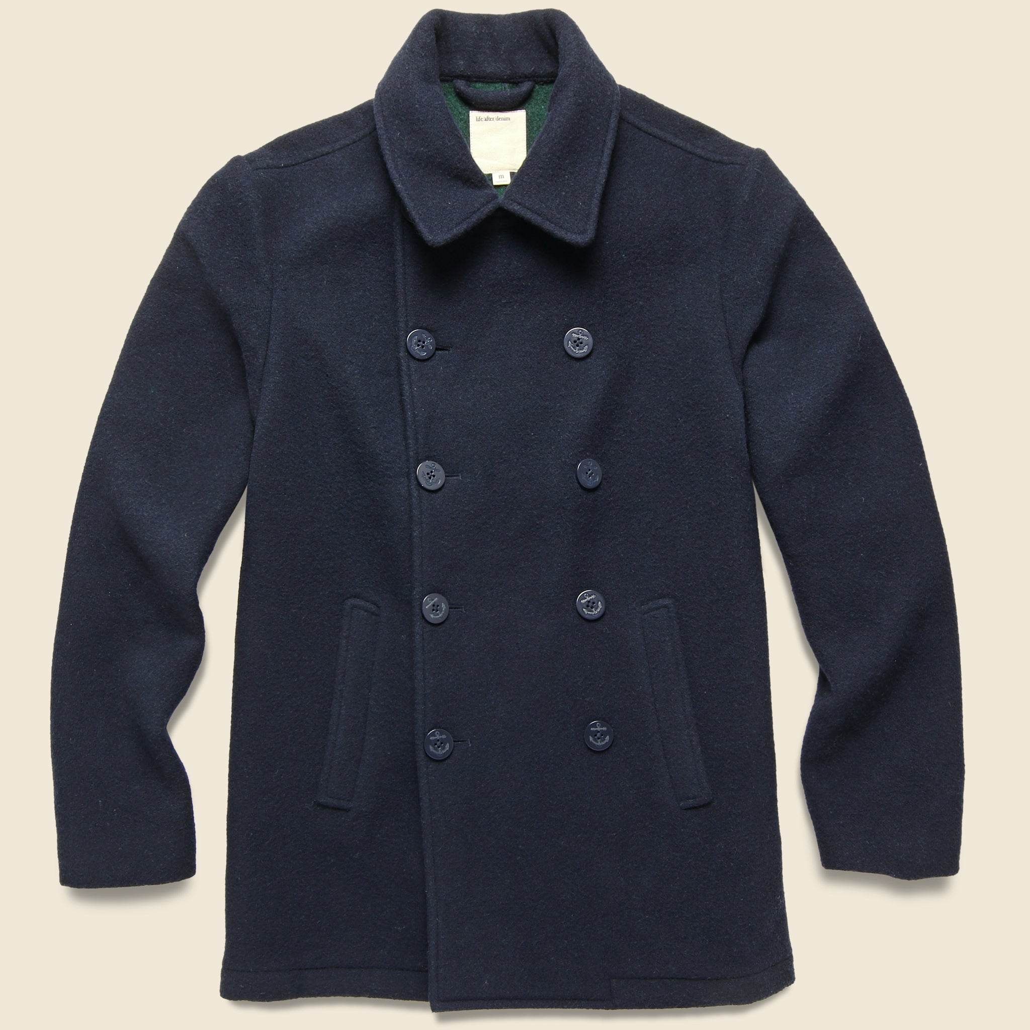 Glastonbury Japanese Wool Coat - Royal Navy - Life After Denim - STAG Provisions - Outerwear - Coat / Jacket