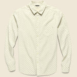 Trafalgar Square Dobby Shirt - White - Life After Denim - STAG Provisions - Tops - L/S Woven - Plaid