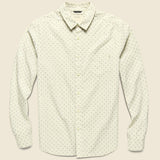 Trafalgar Square Dobby Shirt - White - Life After Denim - STAG Provisions - Tops - L/S Woven - Plaid