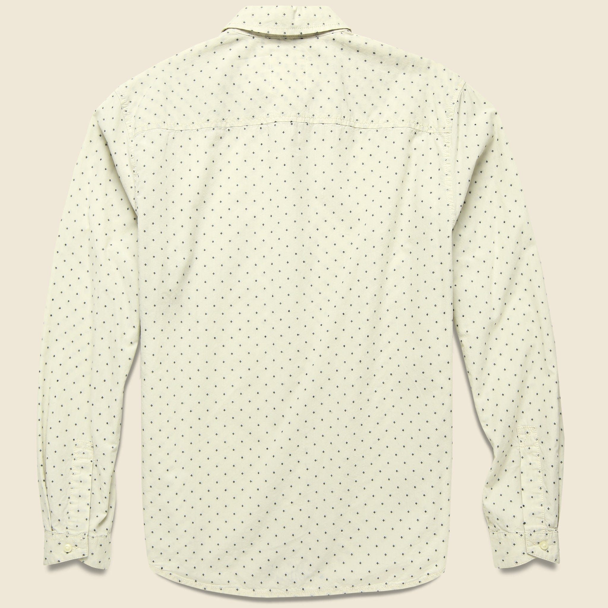 Trafalgar Square Dobby Shirt - White - Life After Denim - STAG Provisions - Tops - L/S Woven - Plaid