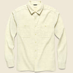 Kelvingrove Twill Flannel - Irish Cream - Life After Denim - STAG Provisions - Tops - L/S Woven - Fleck