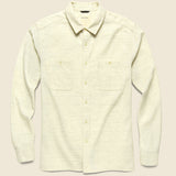 Kelvingrove Twill Flannel - Irish Cream - Life After Denim - STAG Provisions - Tops - L/S Woven - Fleck