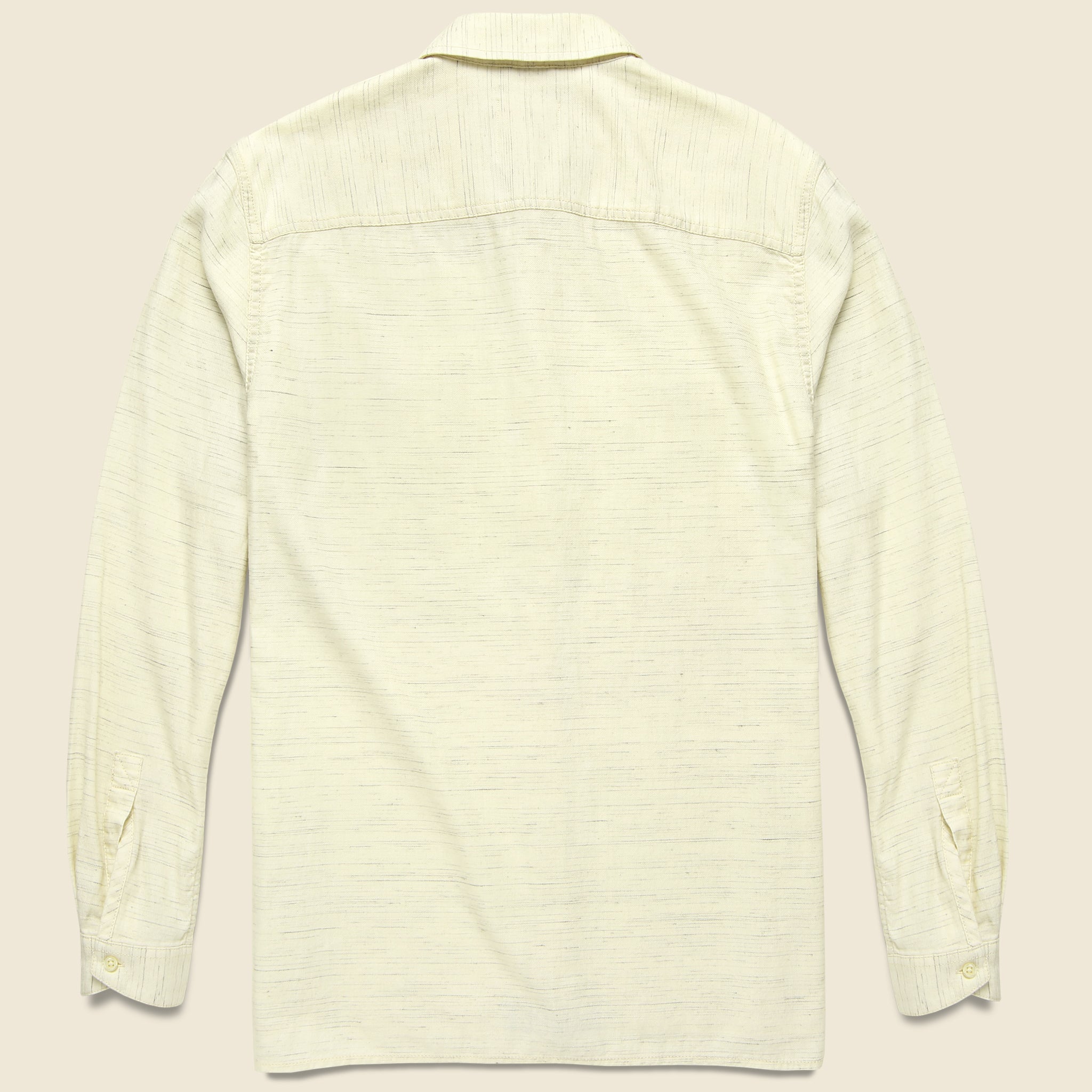 Kelvingrove Twill Flannel - Irish Cream - Life After Denim - STAG Provisions - Tops - L/S Woven - Fleck