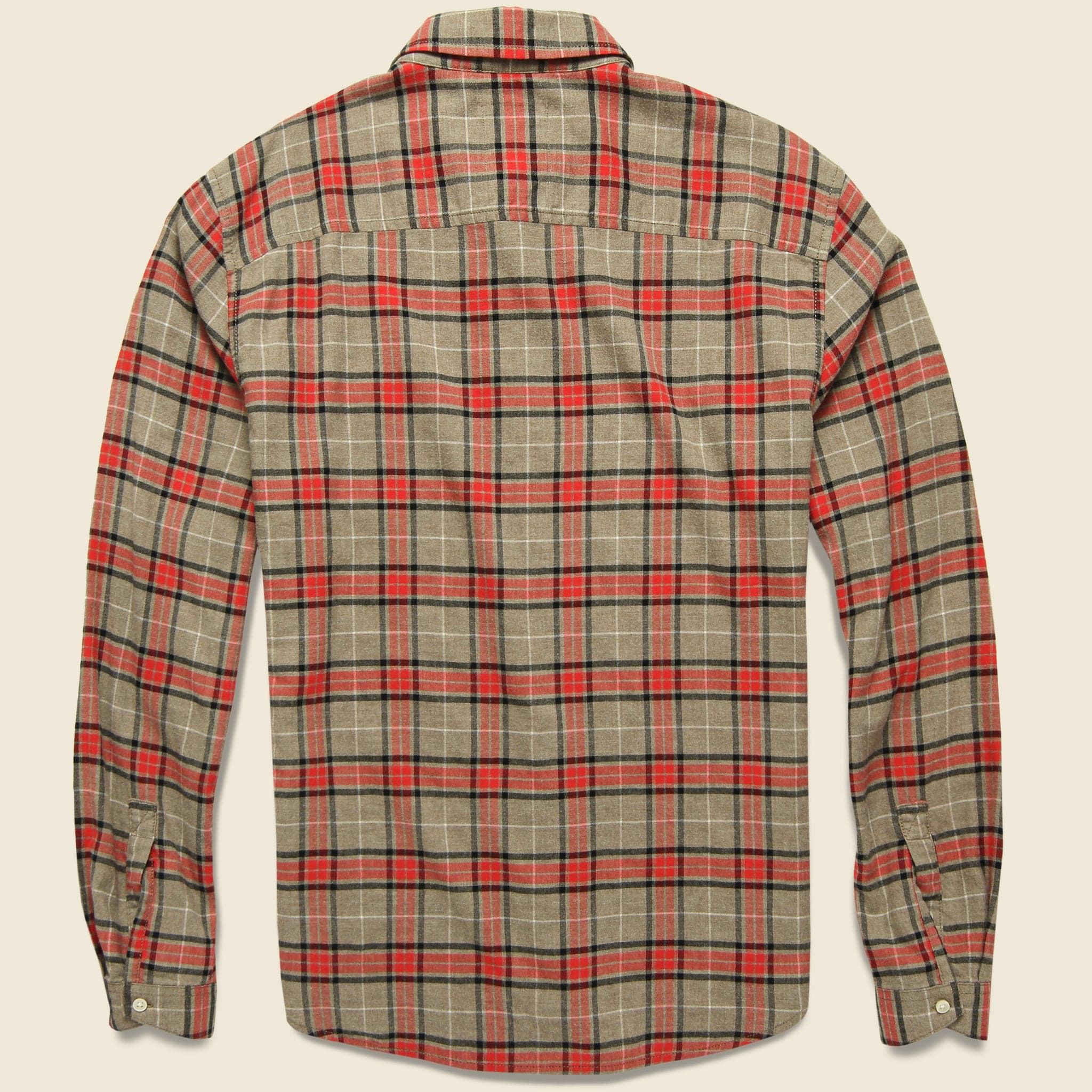 
                          Tartan Flannel - Heather Portabello - Life After Denim - STAG Provisions - Tops - L/S Woven - Plaid
                        