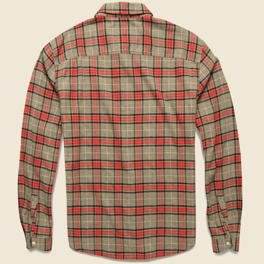 Tartan Flannel - Heather Portabello - Life After Denim - STAG Provisions - Tops - L/S Woven - Plaid