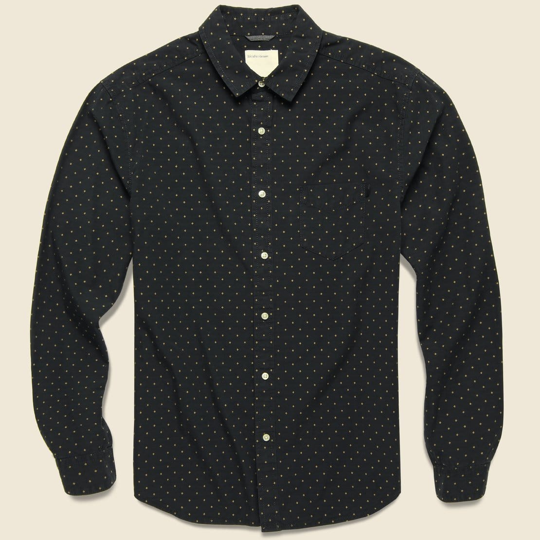 Trafalgar Square Dobby Shirt - Black - Life After Denim - STAG Provisions - Tops - L/S Woven - Plaid