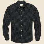 Trafalgar Square Dobby Shirt - Black - Life After Denim - STAG Provisions - Tops - L/S Woven - Plaid