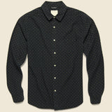 Trafalgar Square Dobby Shirt - Black - Life After Denim - STAG Provisions - Tops - L/S Woven - Plaid