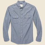 Scout Shirt - Blue Agave - Life After Denim - STAG Provisions - Tops - L/S Woven - Solid