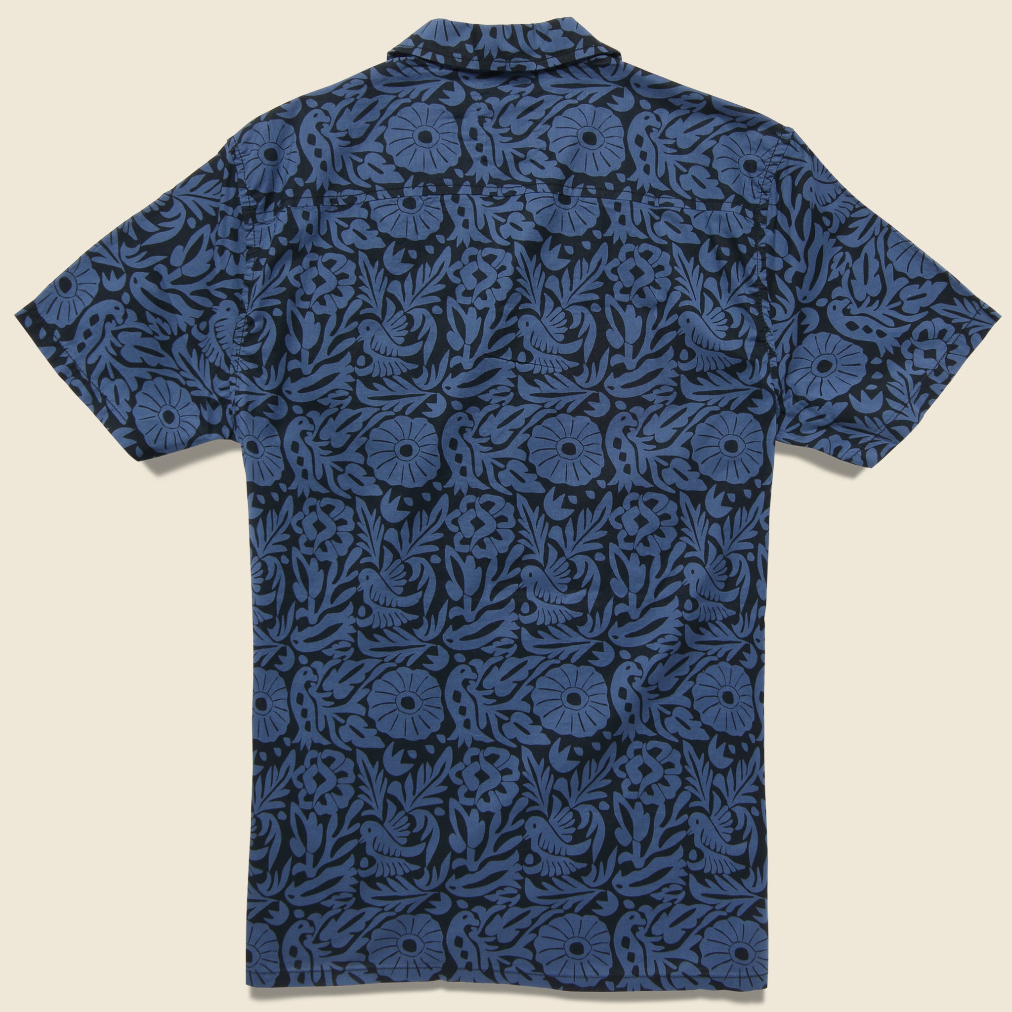 
                          Otomi Shirt - Blue Agave - Life After Denim - STAG Provisions - Tops - S/S Woven - Floral
                        