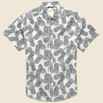 Pineapple Express Shirt - White - Life After Denim - STAG Provisions - Tops - S/S Woven - Other Pattern
