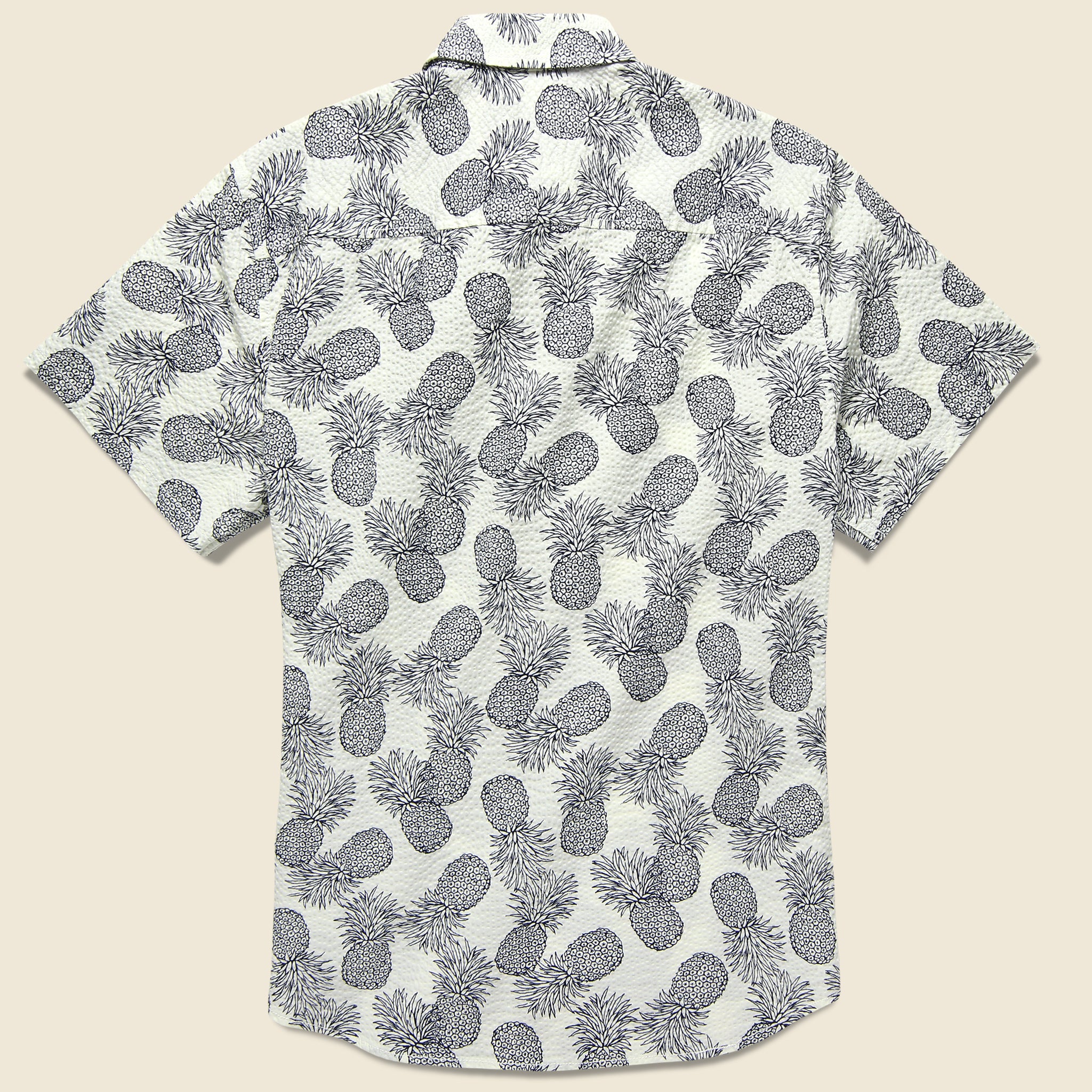 Pineapple Express Shirt - White - Life After Denim - STAG Provisions - Tops - S/S Woven - Other Pattern