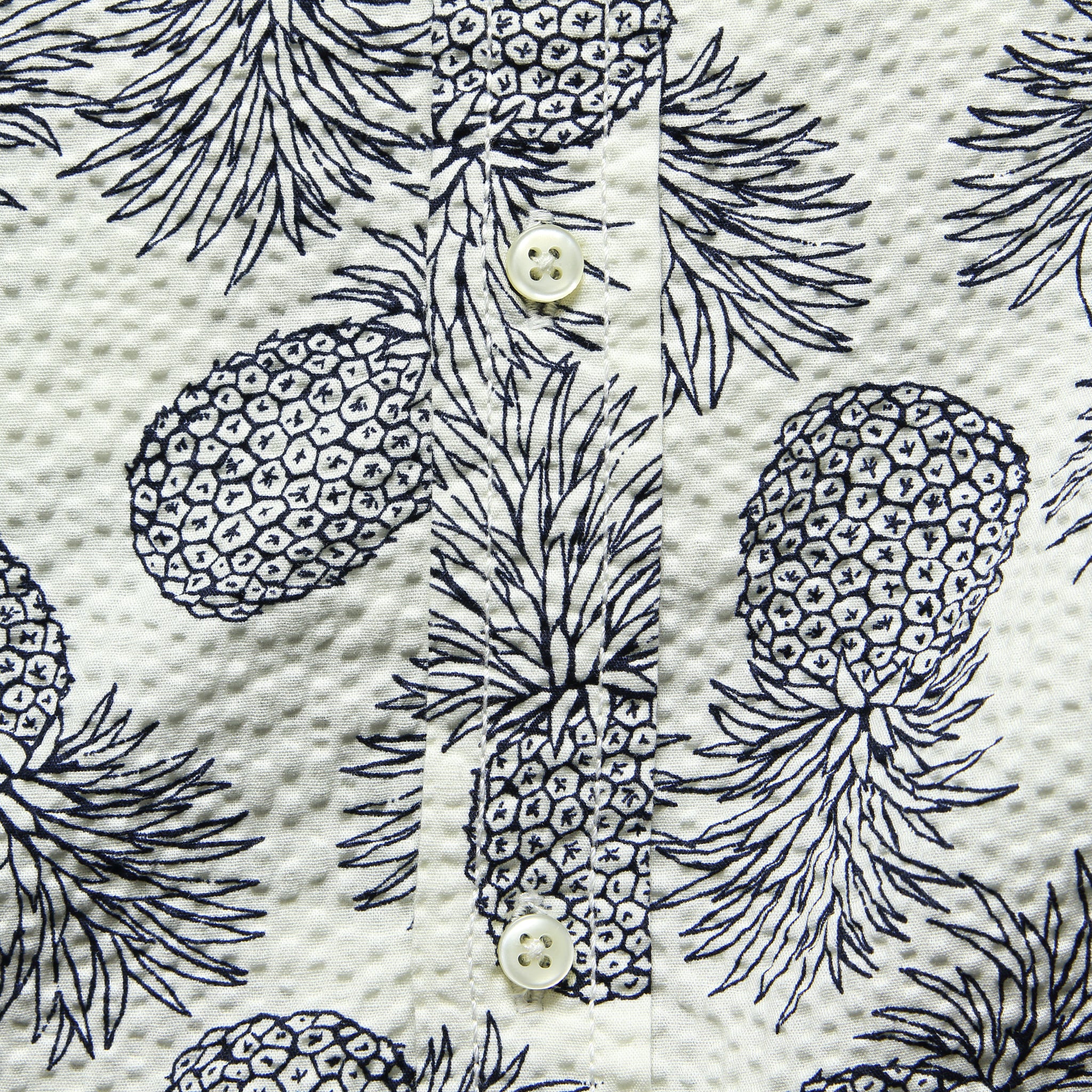 Pineapple Express Shirt - White - Life After Denim - STAG Provisions - Tops - S/S Woven - Other Pattern