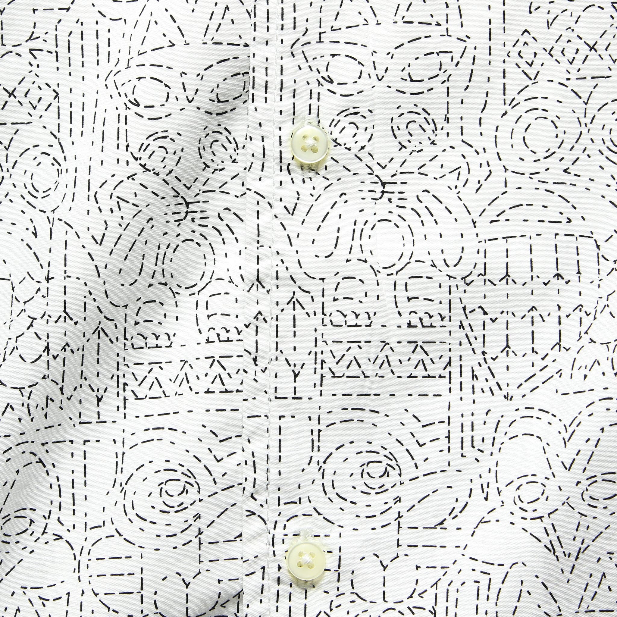 Totem Shirt - White - Life After Denim - STAG Provisions - Tops - S/S Woven - Other Pattern