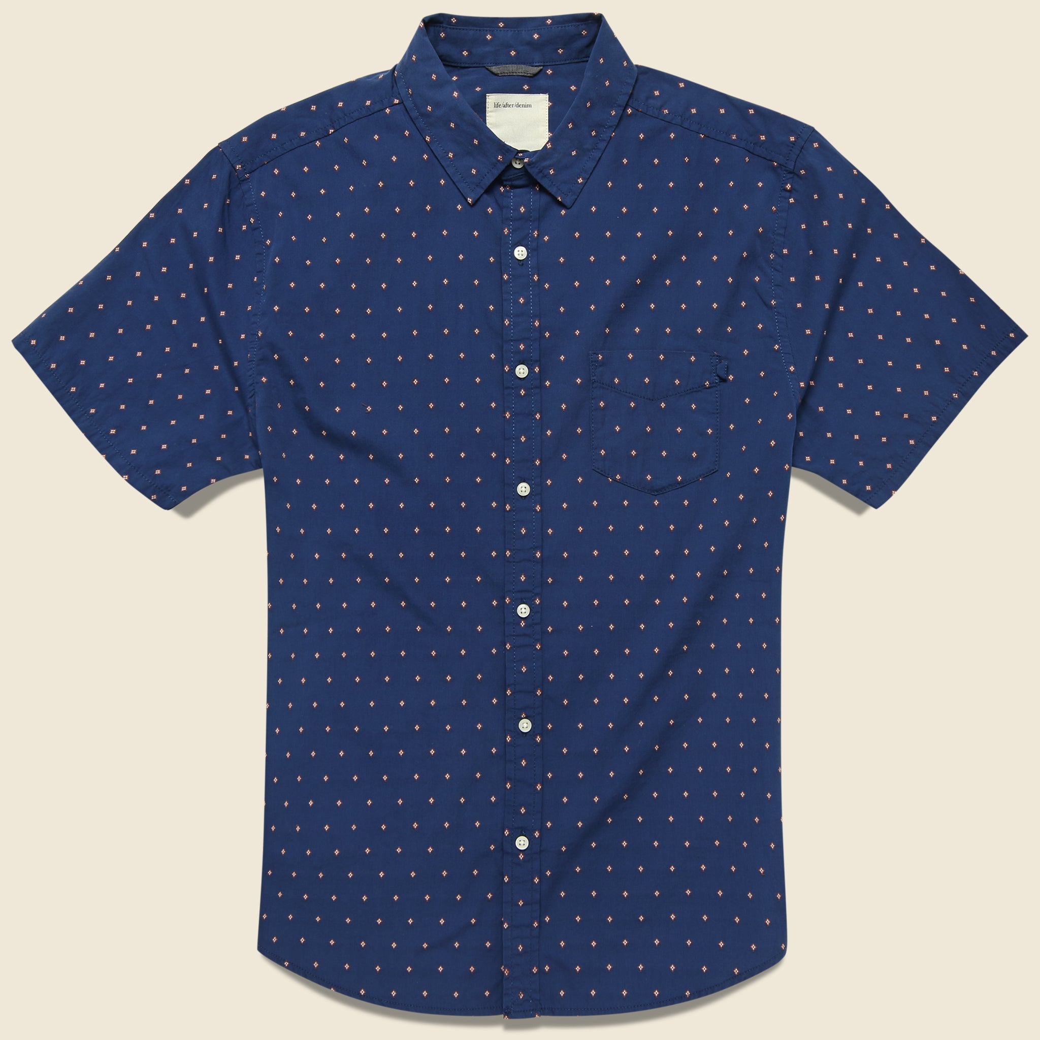 Alameda Shirt - Blue Agave - Life After Denim - STAG Provisions - Tops - S/S Woven - Other Pattern