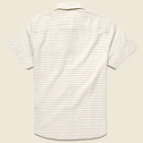 Masaryk Shirt - White - Life After Denim - STAG Provisions - Tops - S/S Woven - Stripe