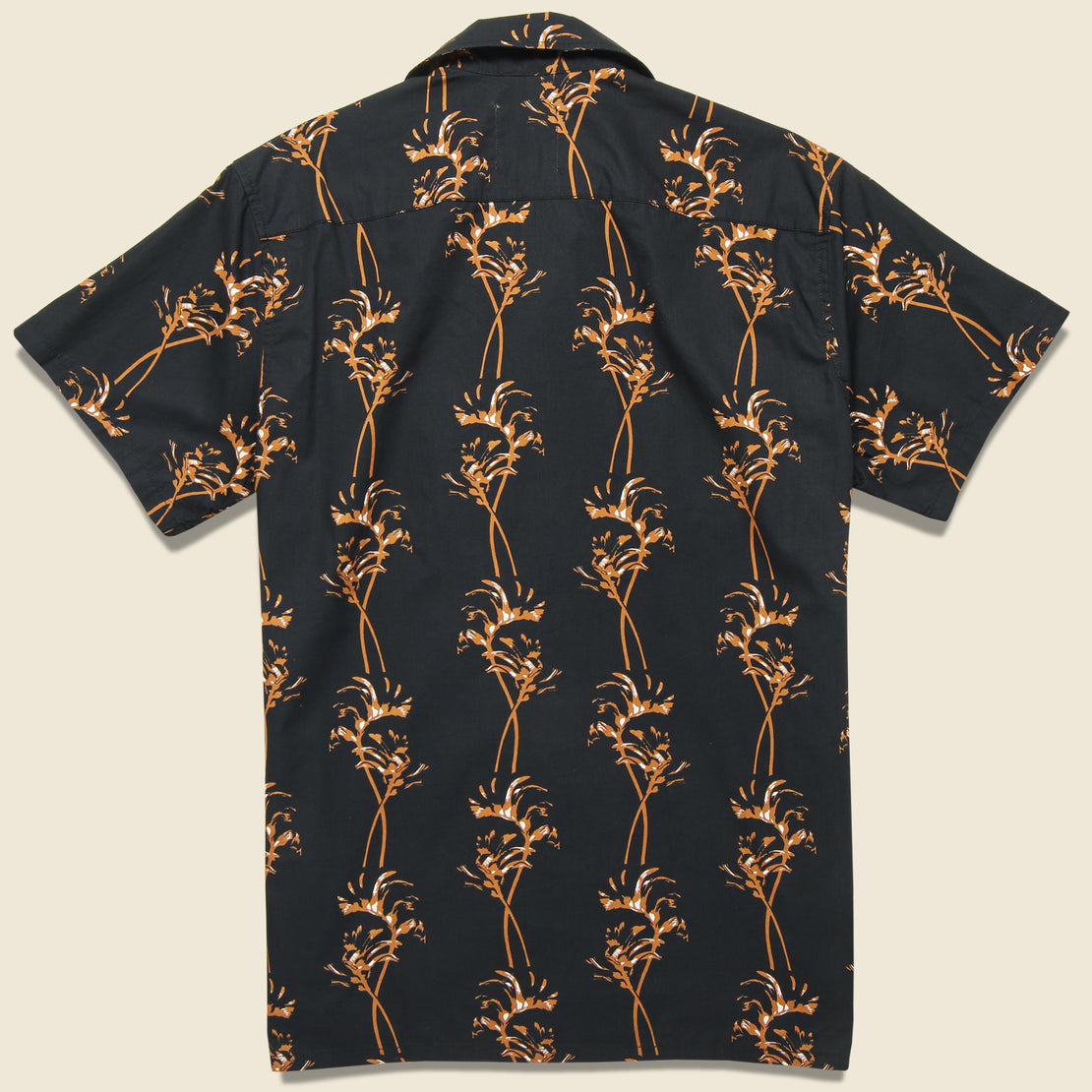 Kanga Shirt - Black - Life After Denim - STAG Provisions - Tops - S/S Woven - Floral