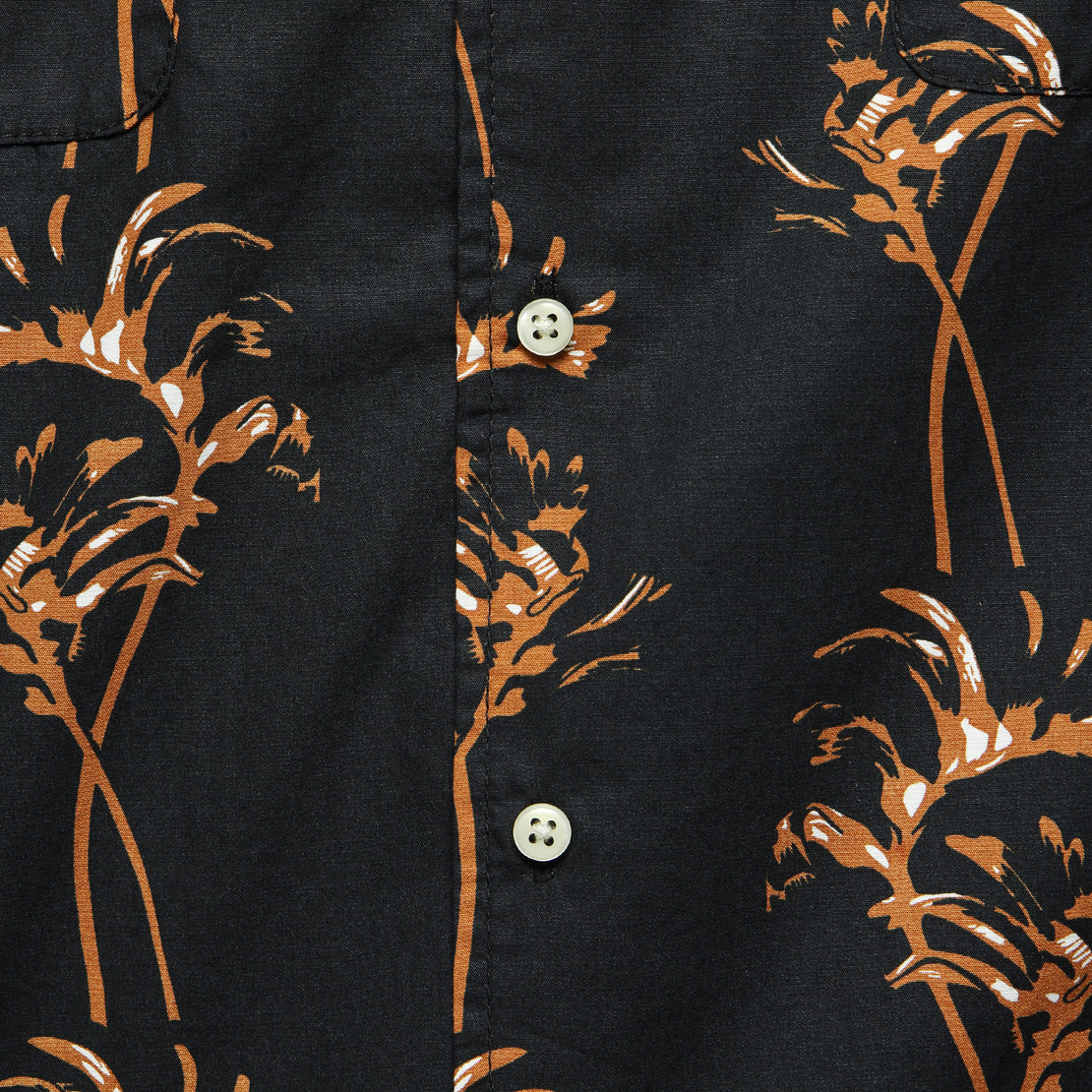 Kanga Shirt - Black - Life After Denim - STAG Provisions - Tops - S/S Woven - Floral