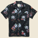 Royal Botanical Shirt - Black - Life After Denim - STAG Provisions - Tops - S/S Woven - Floral