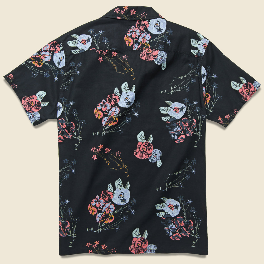 Royal Botanical Shirt - Black - Life After Denim - STAG Provisions - Tops - S/S Woven - Floral