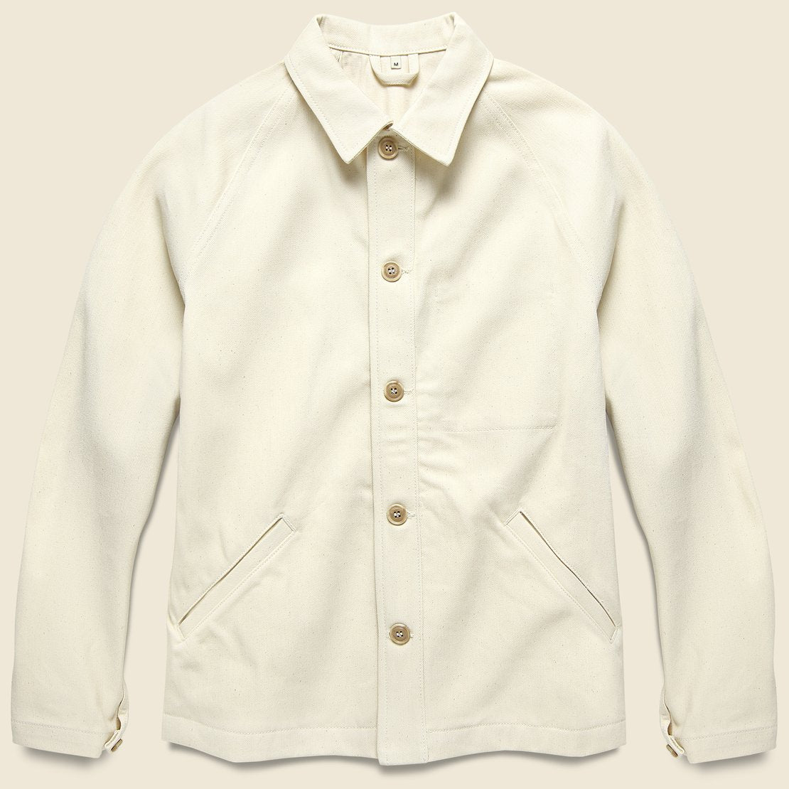 Meditation Drishti Shop Jacket - Cream - House of LAND - STAG Provisions - Outerwear - Coat / Jacket
