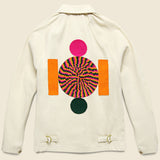 Meditation Drishti Shop Jacket - Cream - House of LAND - STAG Provisions - Outerwear - Coat / Jacket
