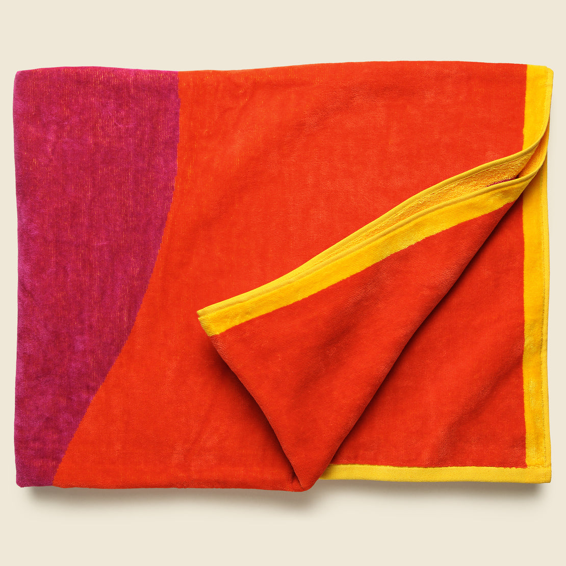 Exclamation Towel - Red/Orange