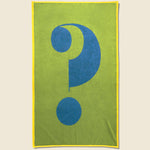 Question Towel - Green/Blue - Lateral Objects - STAG Provisions - Gift - Towel