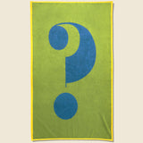 Question Towel - Green/Blue - Lateral Objects - STAG Provisions - Gift - Towel