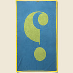 Question Towel - Green/Blue - Lateral Objects - STAG Provisions - Gift - Towel