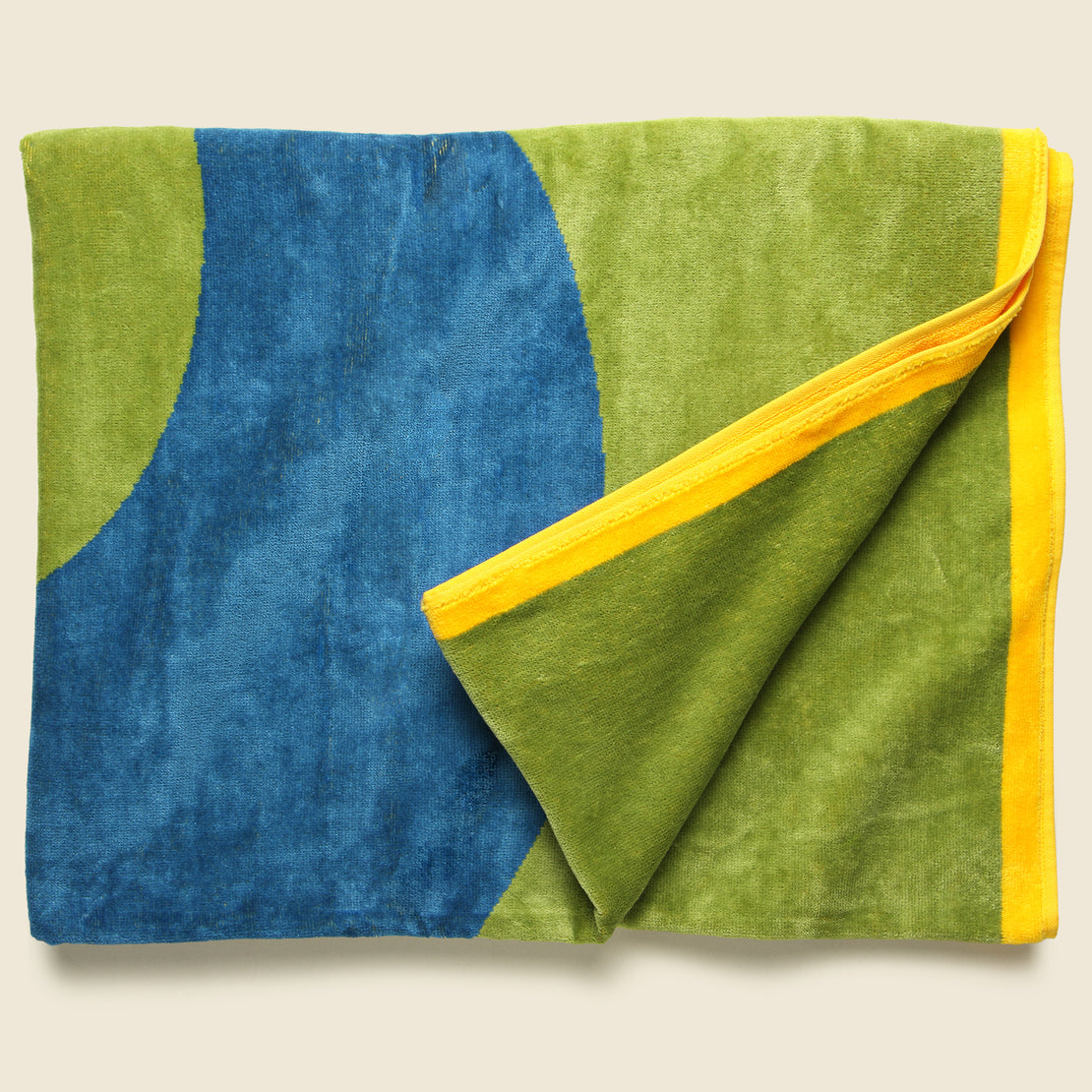 Question Towel - Green/Blue