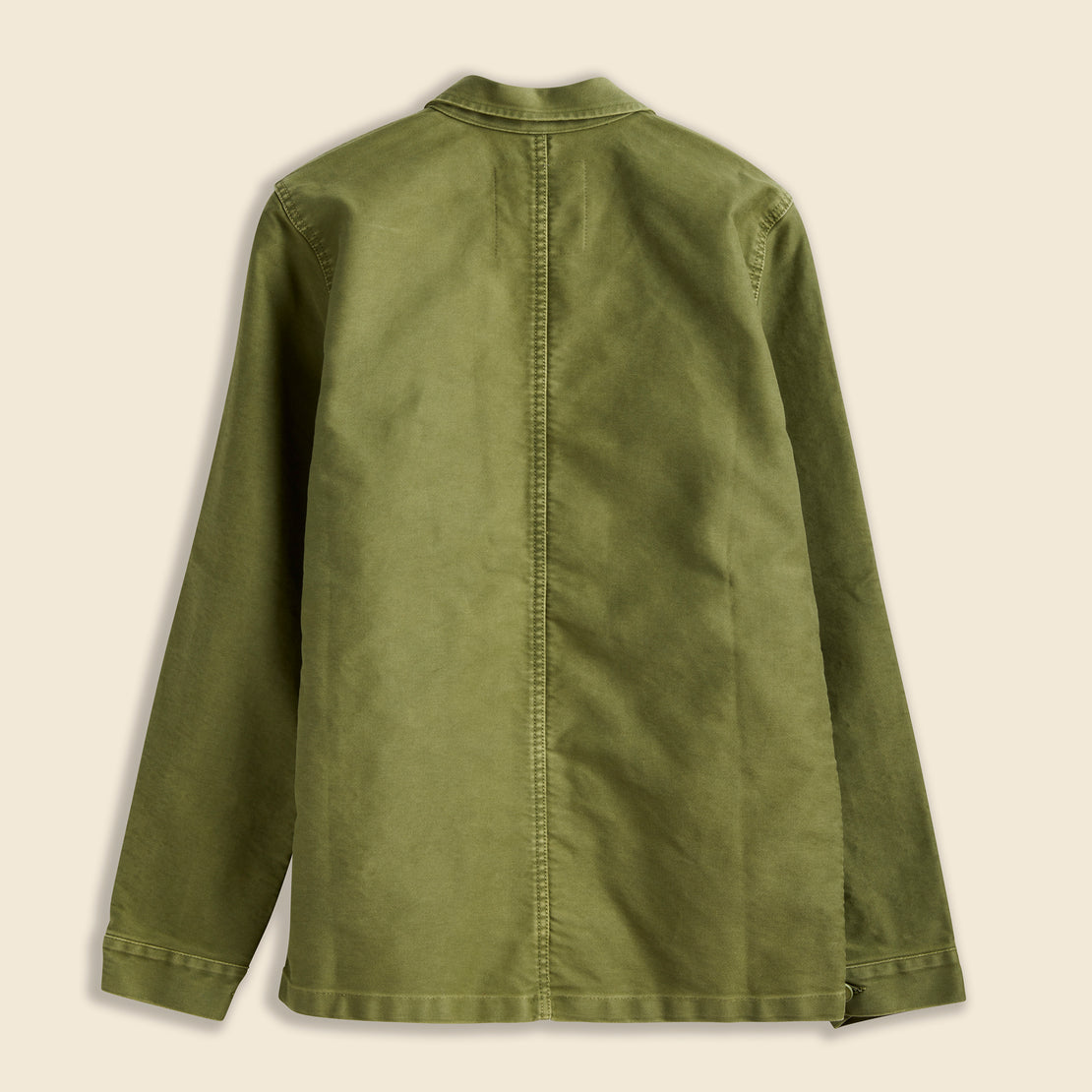 Vintage Washed Work Jacket - Khaki - Le Mont Saint Michel - STAG Provisions - W - Outerwear - Coat/Jacket