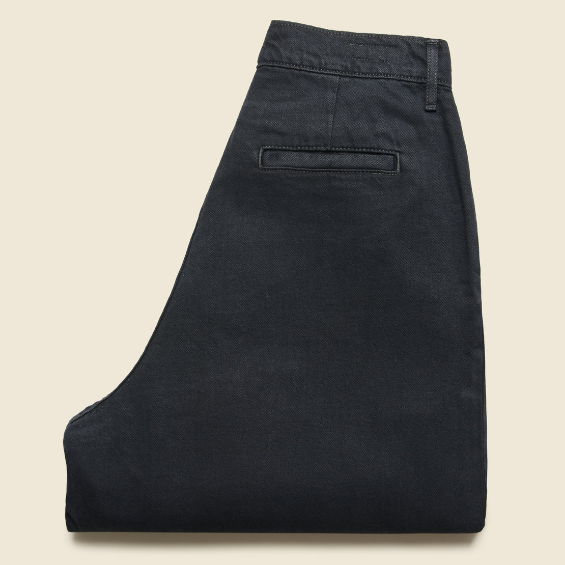 Wide Leg Pleated Jean - Omen Black - Levis Premium - STAG Provisions - W - Pants - Denim