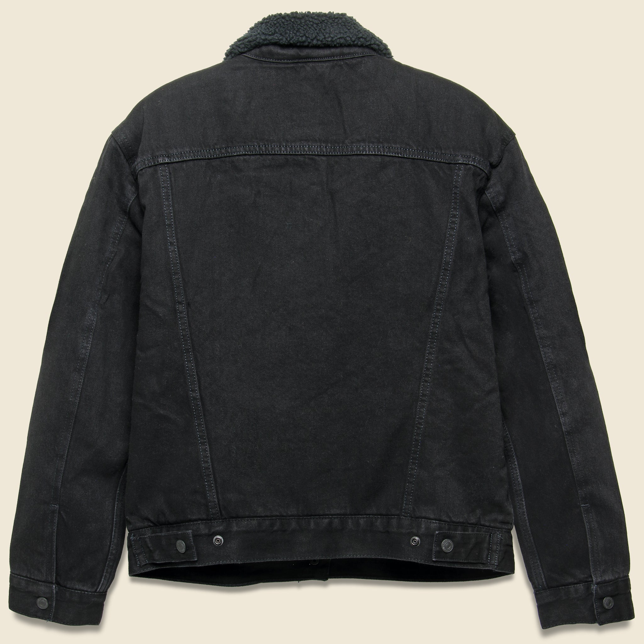 
                          Ex-Boyfriend Sherpa Trucker Jacket - Forever Black - Levis Premium - STAG Provisions - W - Outerwear - Coat/Jacket
                        