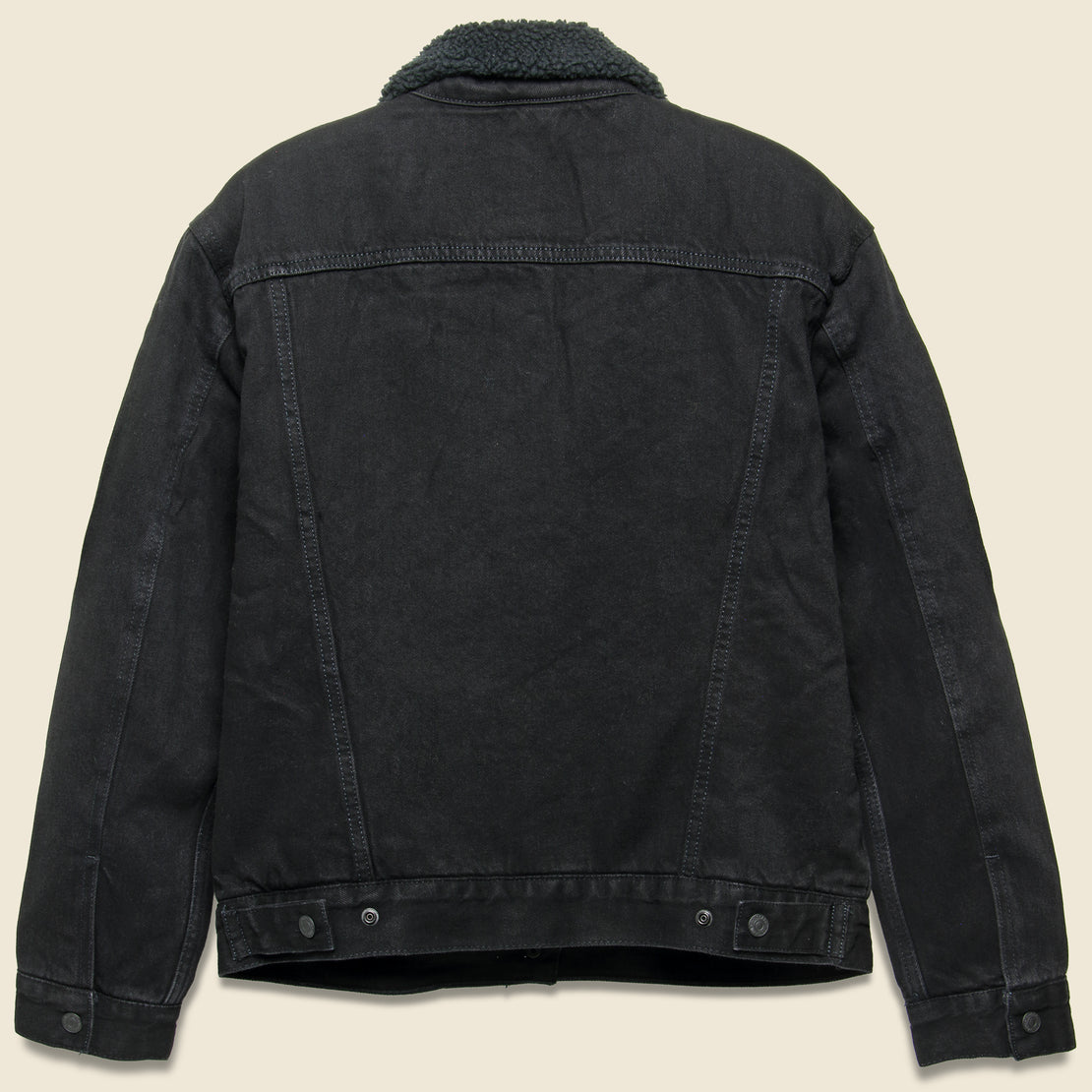 Ex-Boyfriend Sherpa Trucker Jacket - Forever Black - Levis Premium - STAG Provisions - W - Outerwear - Coat/Jacket
