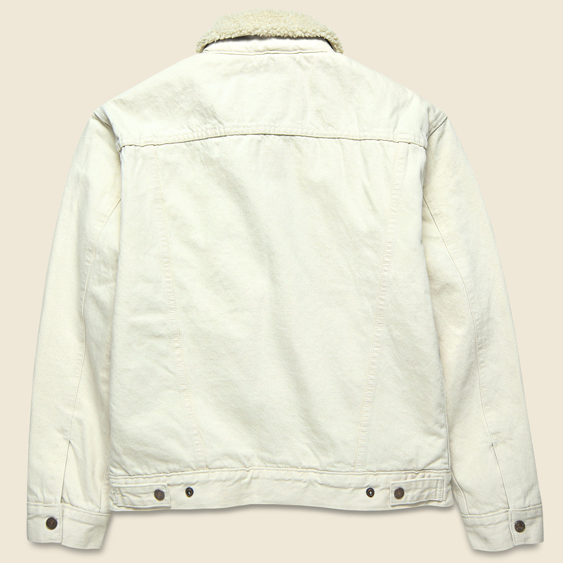 Ex-Boyfriend Sherpa Trucker Jacket - Icy Ecru - Levis Premium - STAG Provisions - W - Outerwear - Coat/Jacket