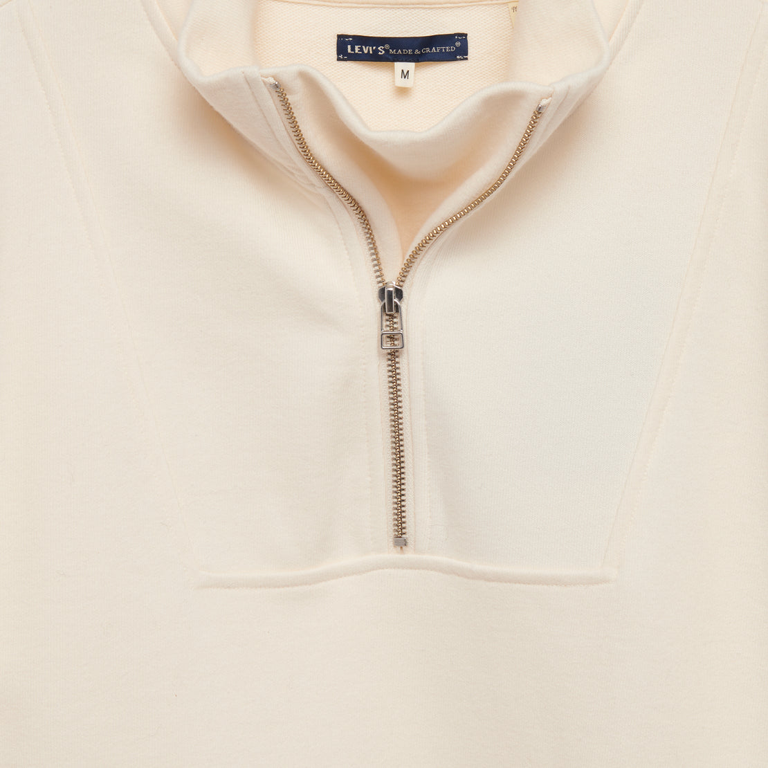 Fireside Fleece Pullover - Sunny Cream - Levis Made & Crafted - STAG Provisions - W - Tops - L/S Fleece