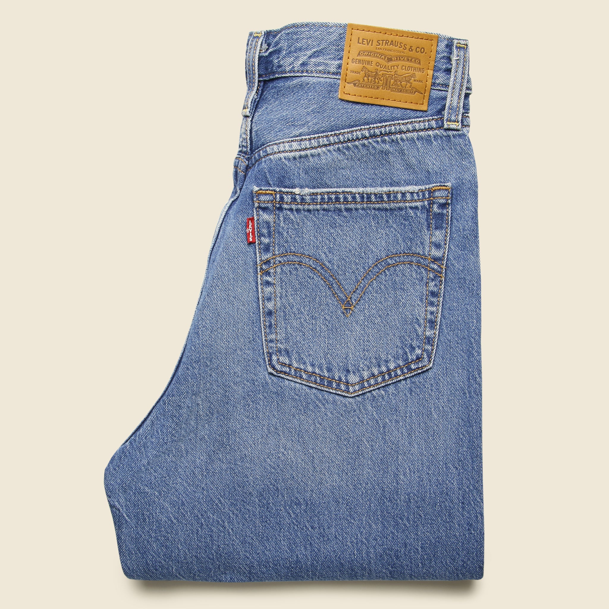 
                          Ribcage Straight Ankle Jean - At The Ready - Levis Premium - STAG Provisions - W - Pants - Denim
                        