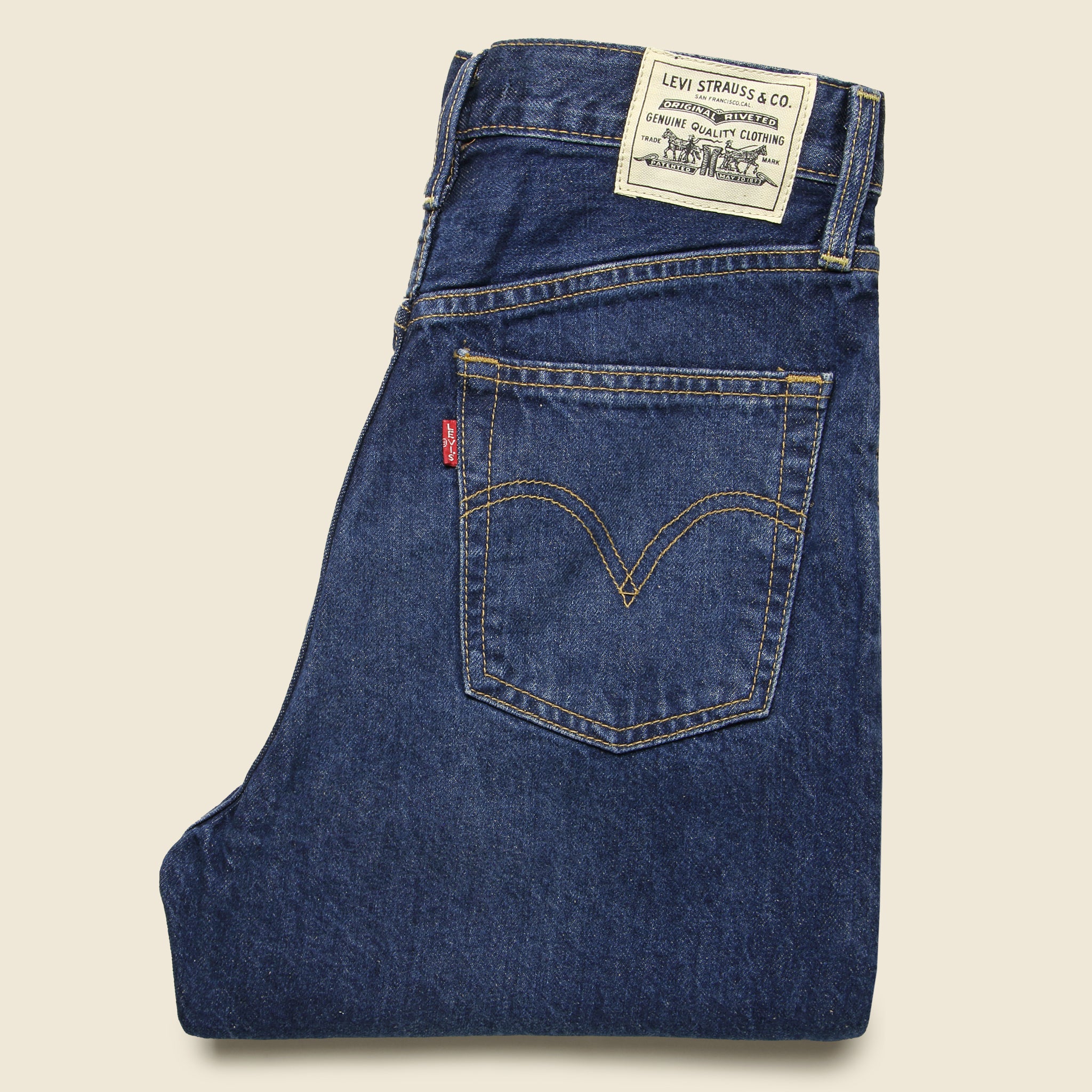 
                          Ribcage Straight Ankle Jean - Ground Swell - Levis Premium - STAG Provisions - W - Pants - Denim
                        