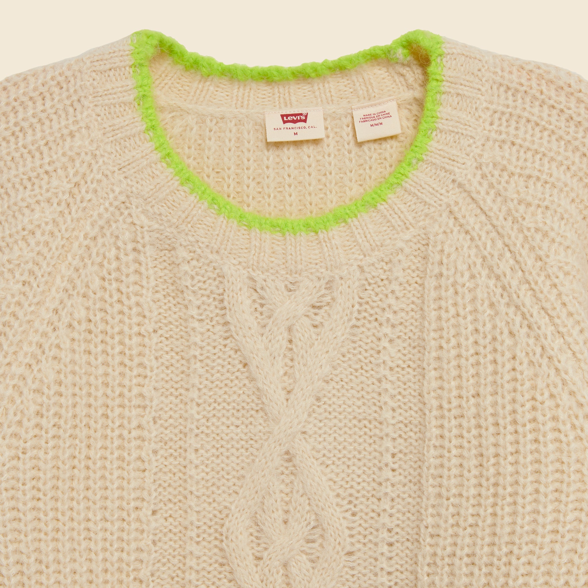 
                          Ava Cable Sweater - Almond Milk - Levis Premium - STAG Provisions - W - Tops - Sweater
                        