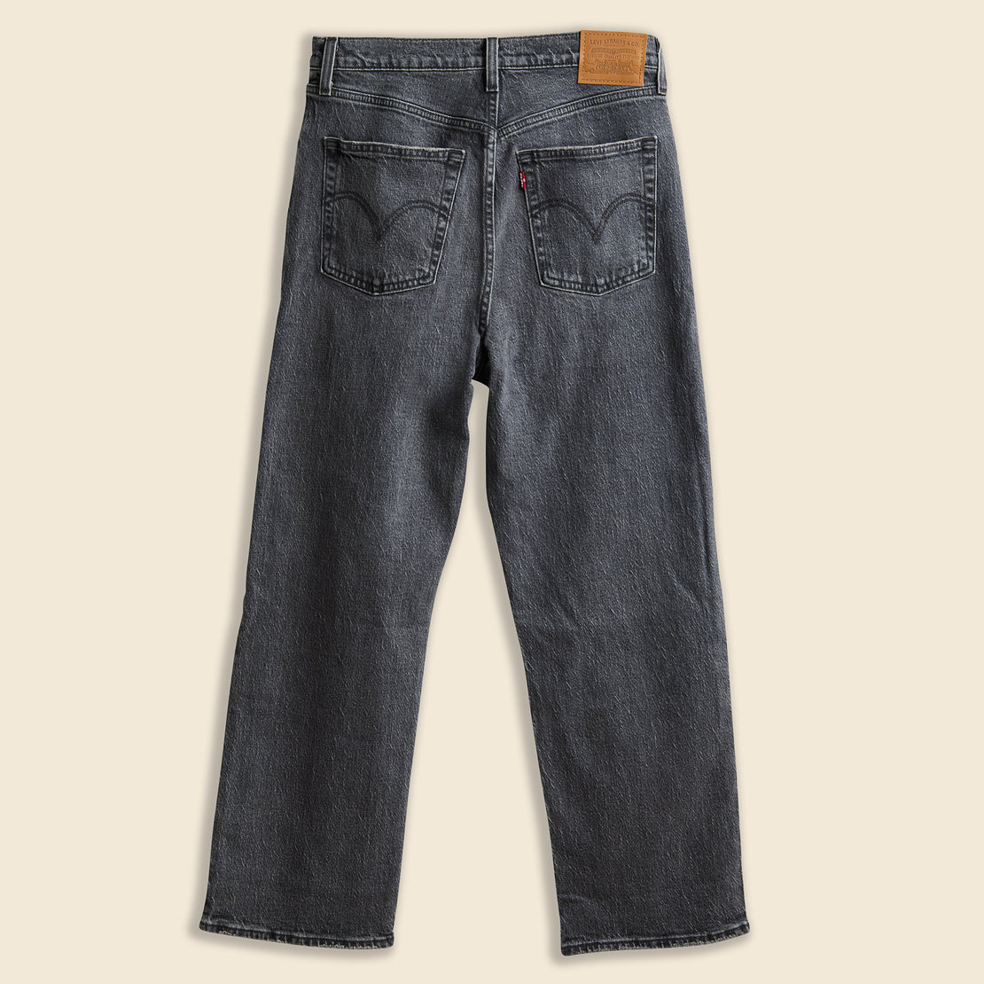 Ribcage Straight Ankle - Black Worn In - Levis Premium - STAG Provisions - W - Pants - Denim