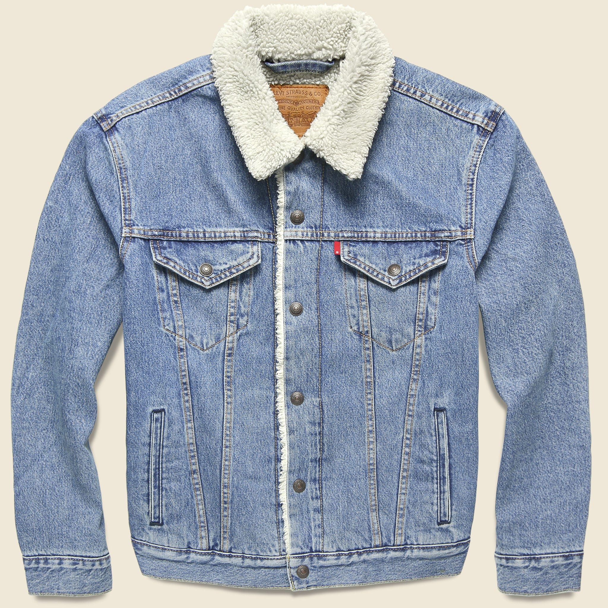 Type III Sherpa Trucker Jacket - Other Side - Levis Premium - STAG Provisions - Outerwear - Coat / Jacket