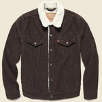 Type III Sherpa Trucker Jacket - Java Cord Sherpa - Levis Premium - STAG Provisions - Outerwear - Coat / Jacket