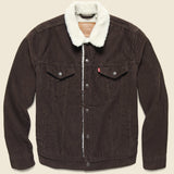 Type III Sherpa Trucker Jacket - Java Cord Sherpa - Levis Premium - STAG Provisions - Outerwear - Coat / Jacket