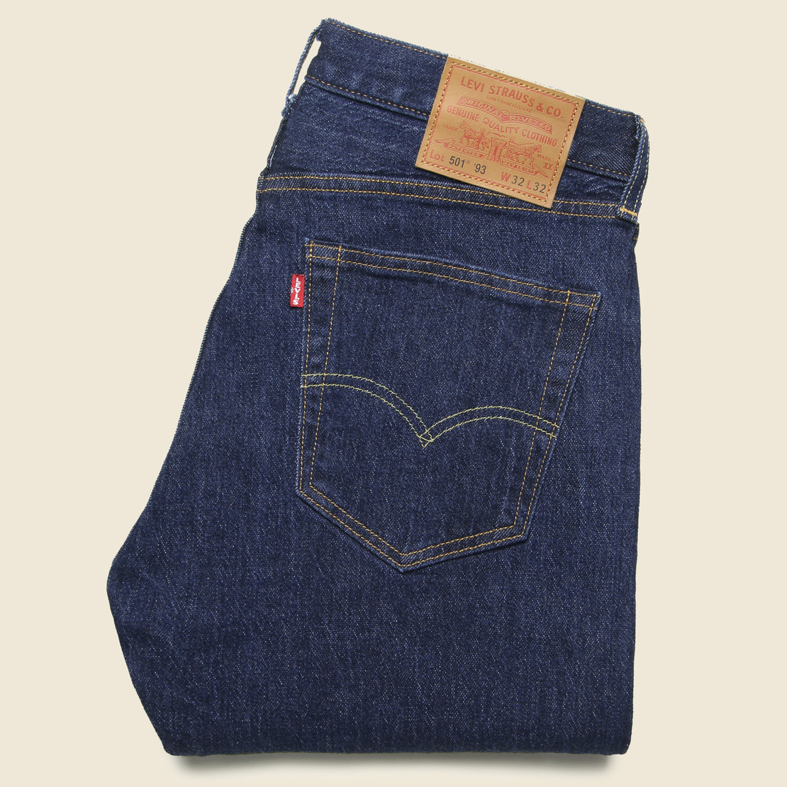 501 '93 Straight Jean - Heather Rinse - Levis Premium - STAG Provisions - Pants - Denim