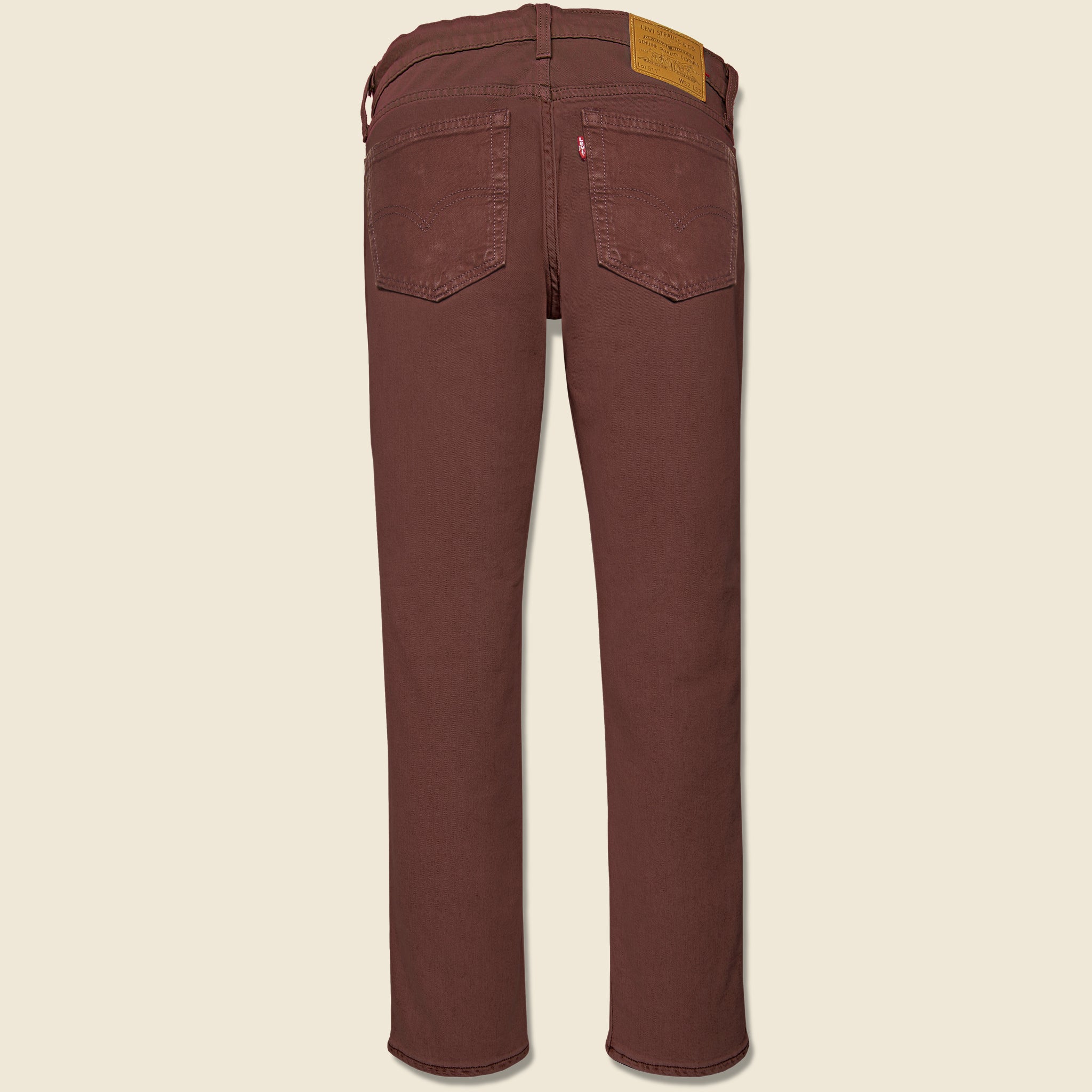 
                          511 Slim Color Jean - Higher Ground (Burgundy) - Levis Premium - STAG Provisions - Pants - Denim
                        