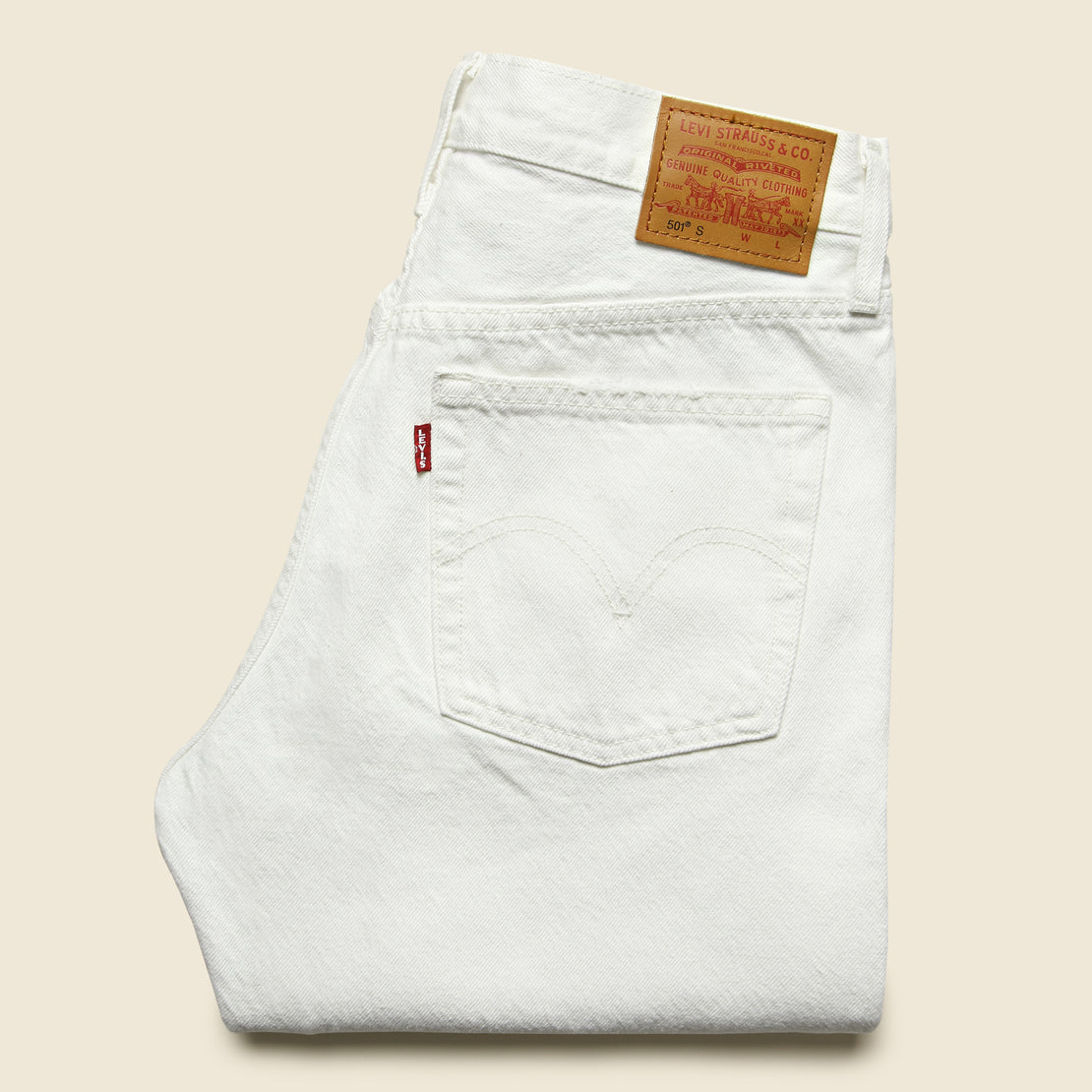 501 Skinny Jean - Crystalline White - Levis Premium - STAG Provisions - W - Pants - Denim