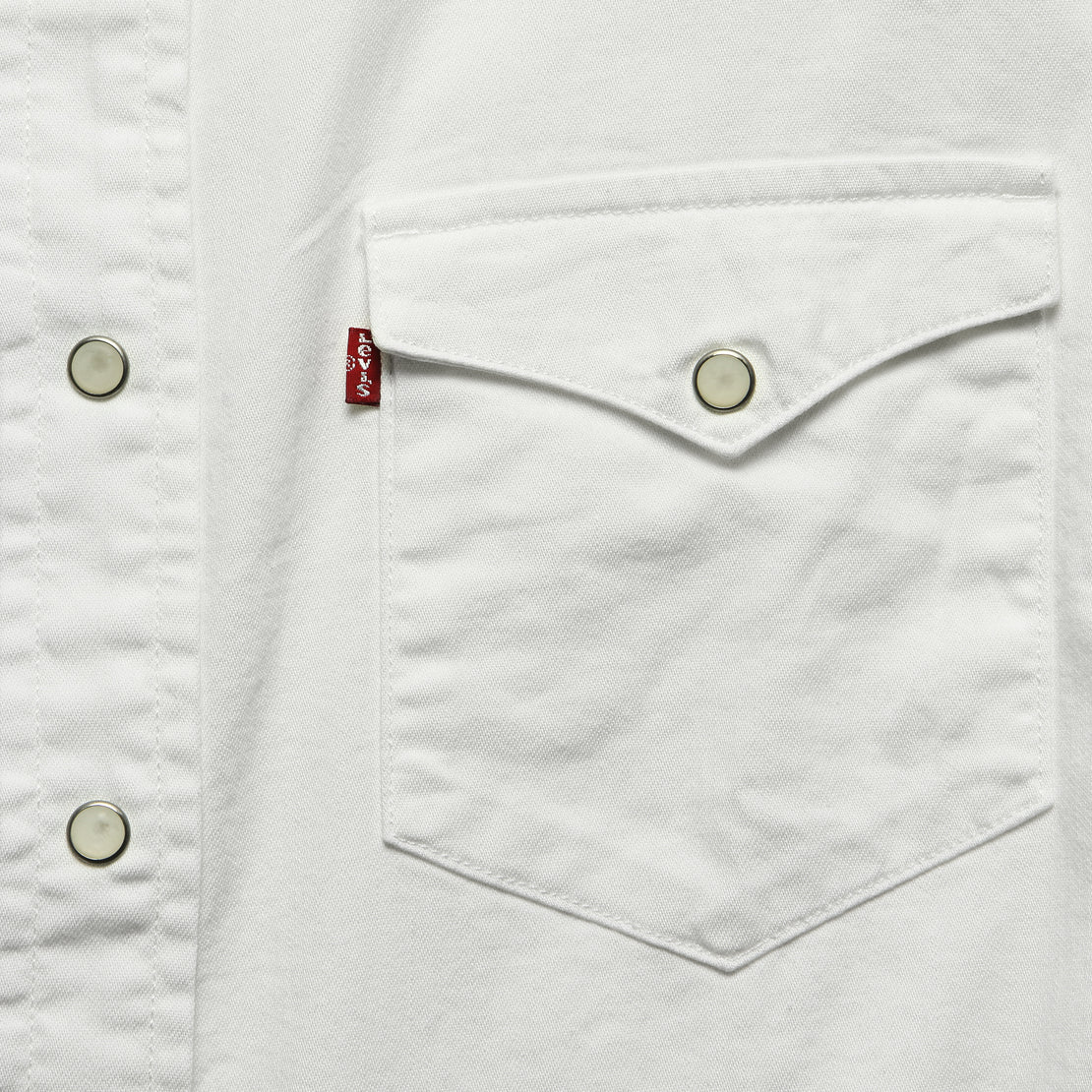 Sunny Western Shirt - Bright White - Levis Premium - STAG Provisions - W - Tops - S/S Woven