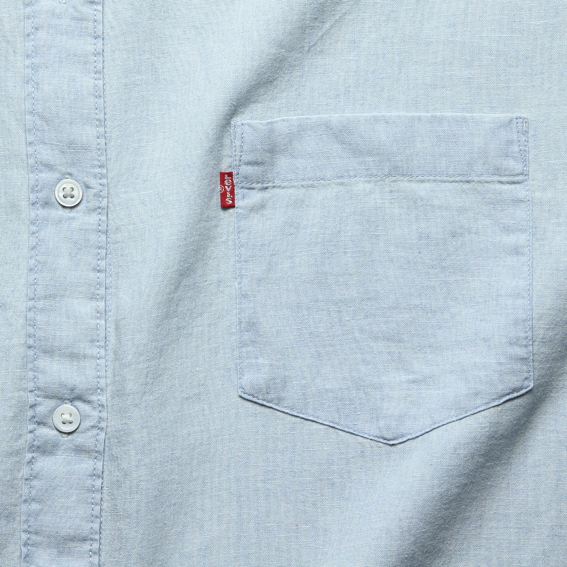 Alexandra Shirt - Light Mid Wash - Levis Premium - STAG Provisions - W - Tops - S/S Woven